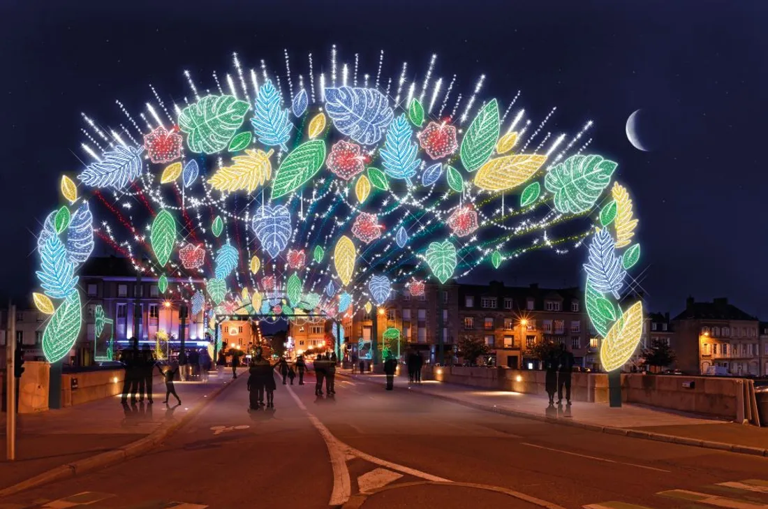 Pont Aristide Briand Lumières_29 10 21_Leblanc Illustration